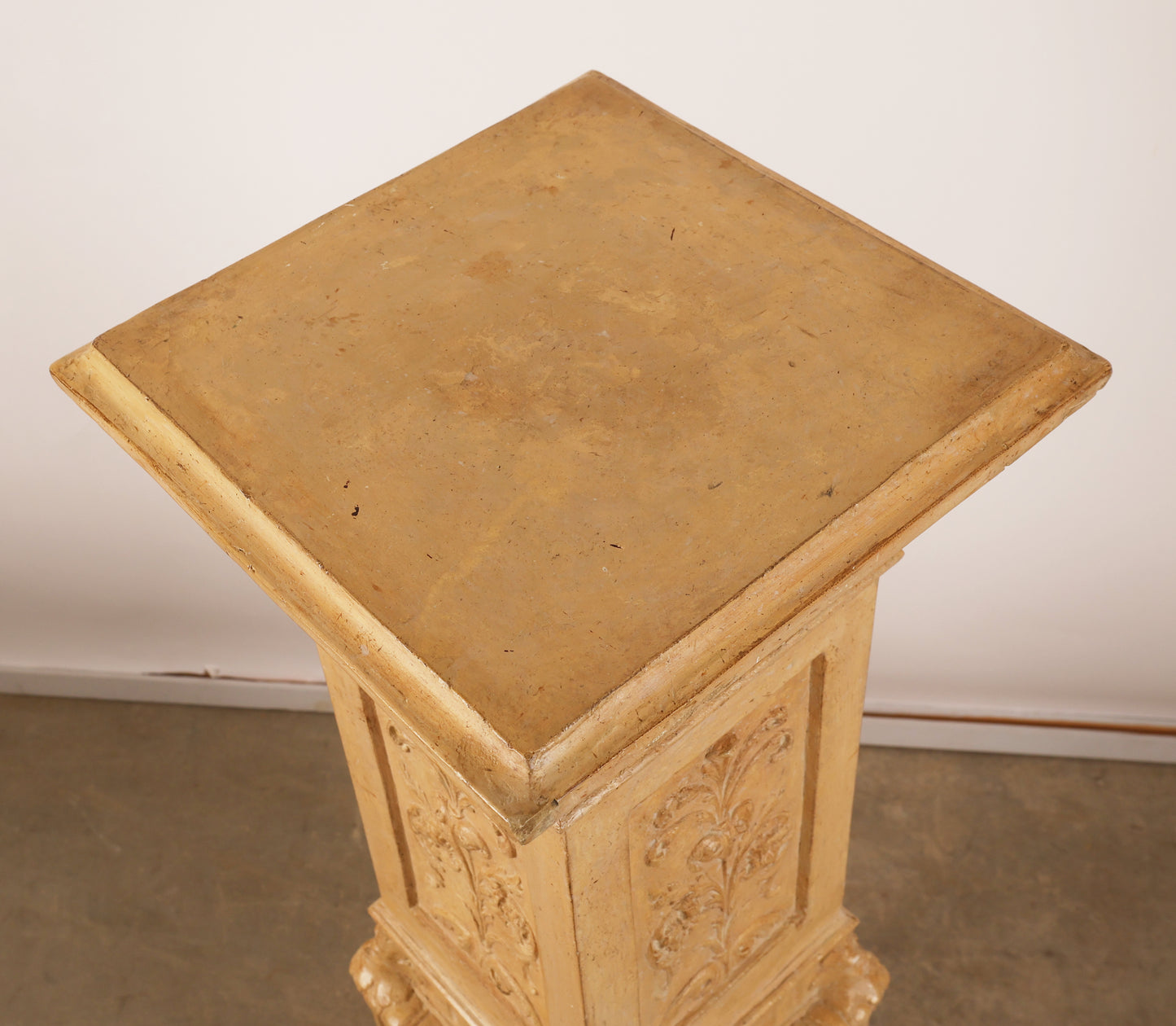 Close up from above of an 19th Century Empire Pillar