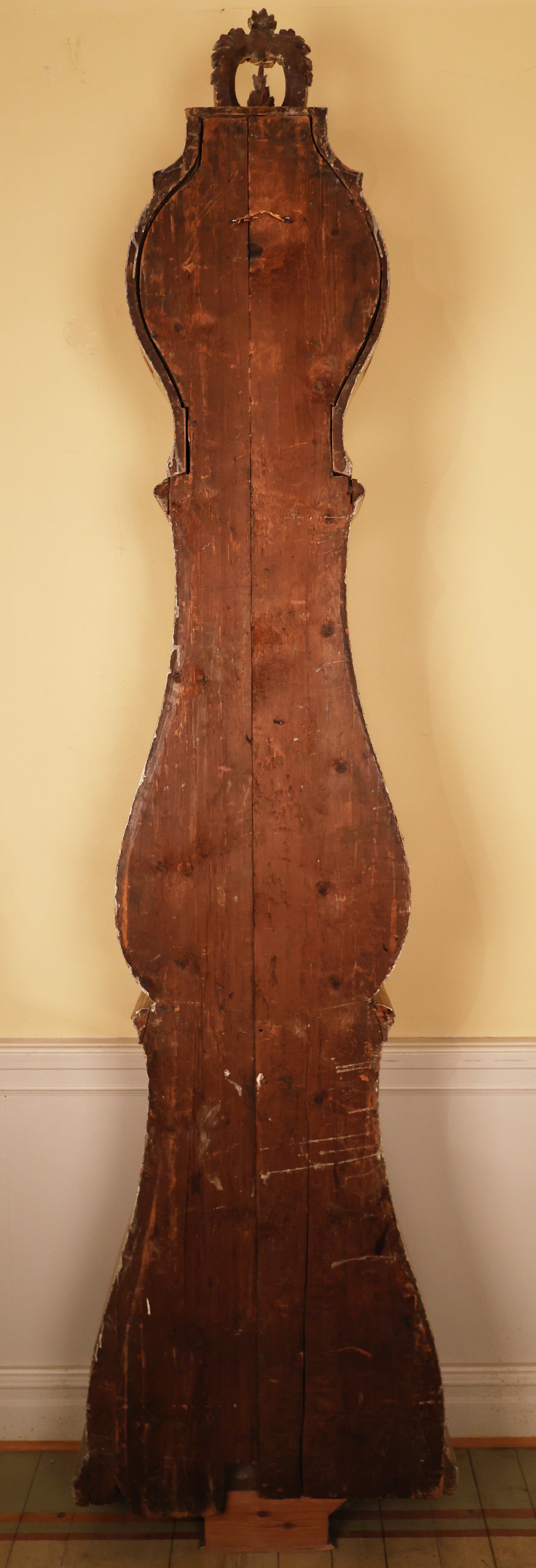 18th Century Longcase Clock signed Jacob Kock from the back