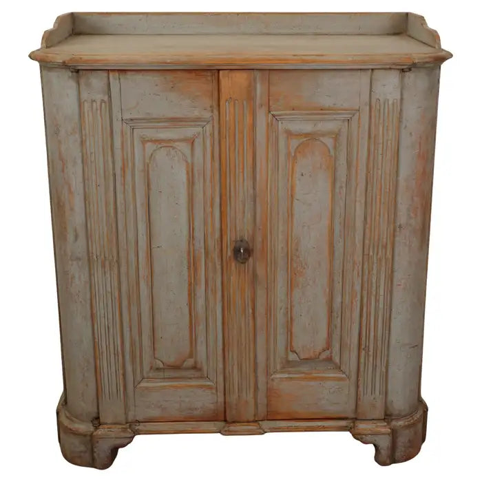 A grey gustavian sideboard