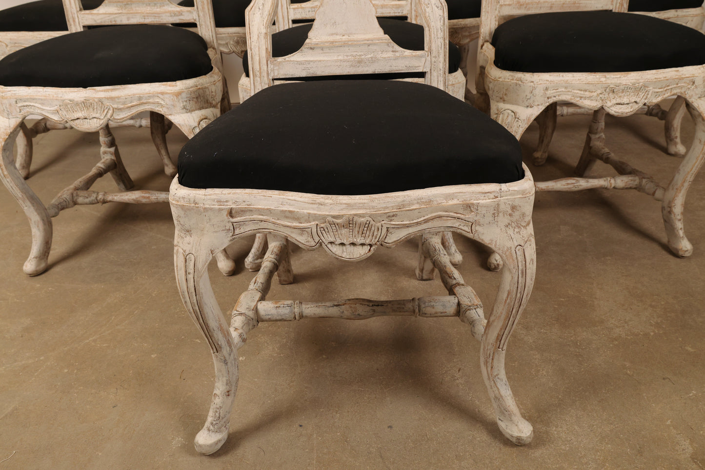 Set of Eight 18th Century Chairs