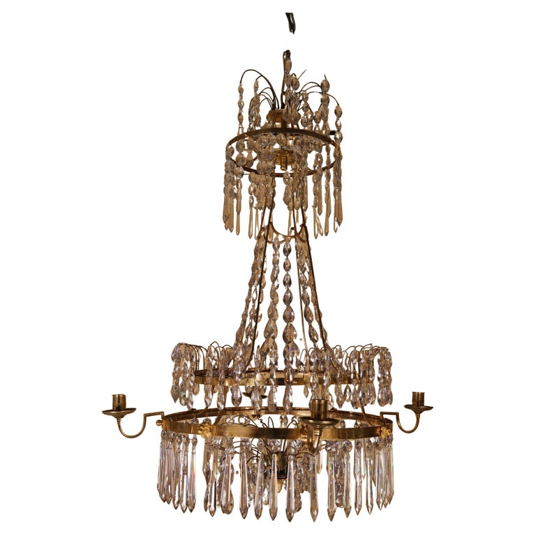 Late 18th Century Gustavian Chandelier