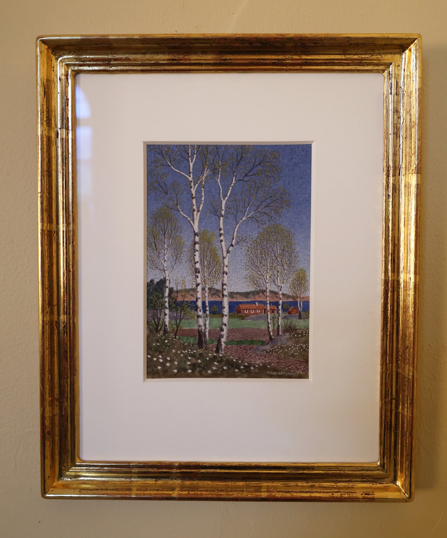 Painting by Oskar Bergman