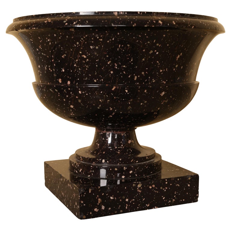 Porphyry Urn with white background