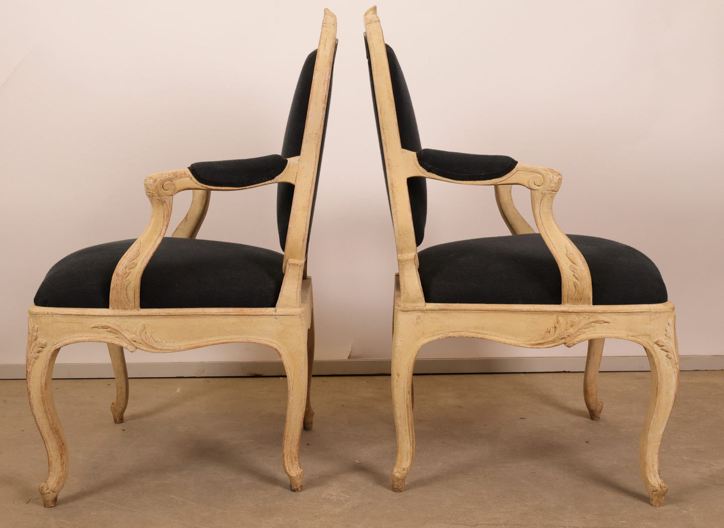 Pair of 18th Century Rococo Armchairs