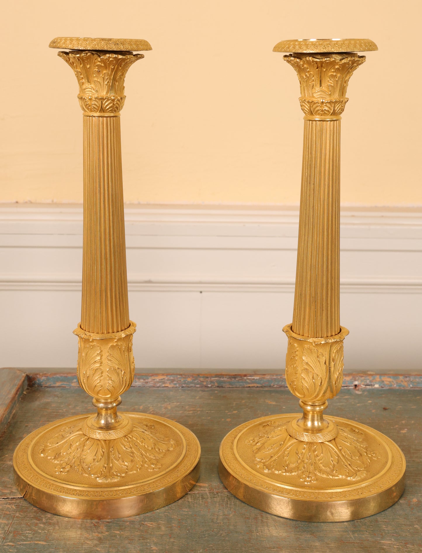 Pair of Empire Candlesticks rotated