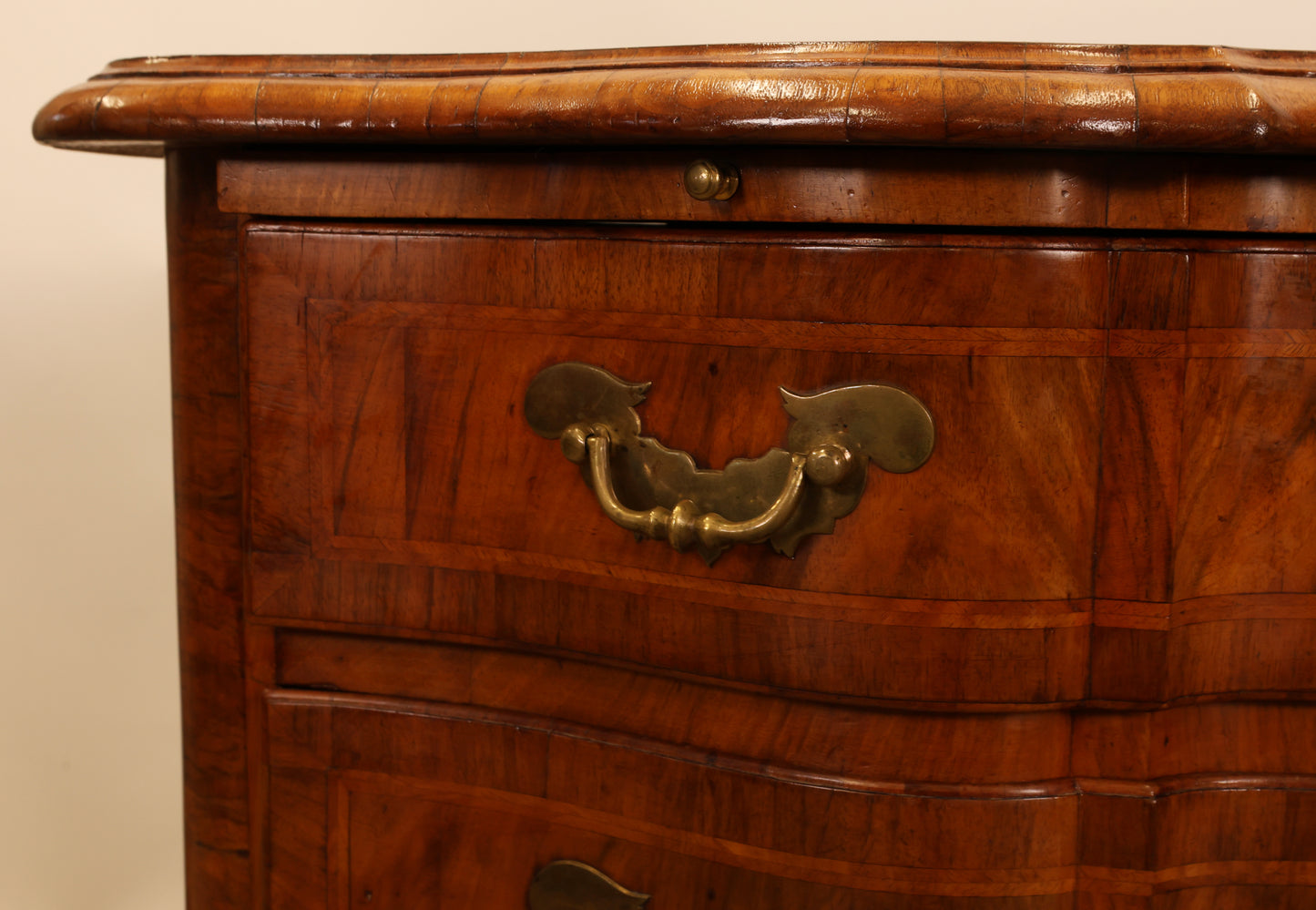 Close up of an 18th century Baroque commode.