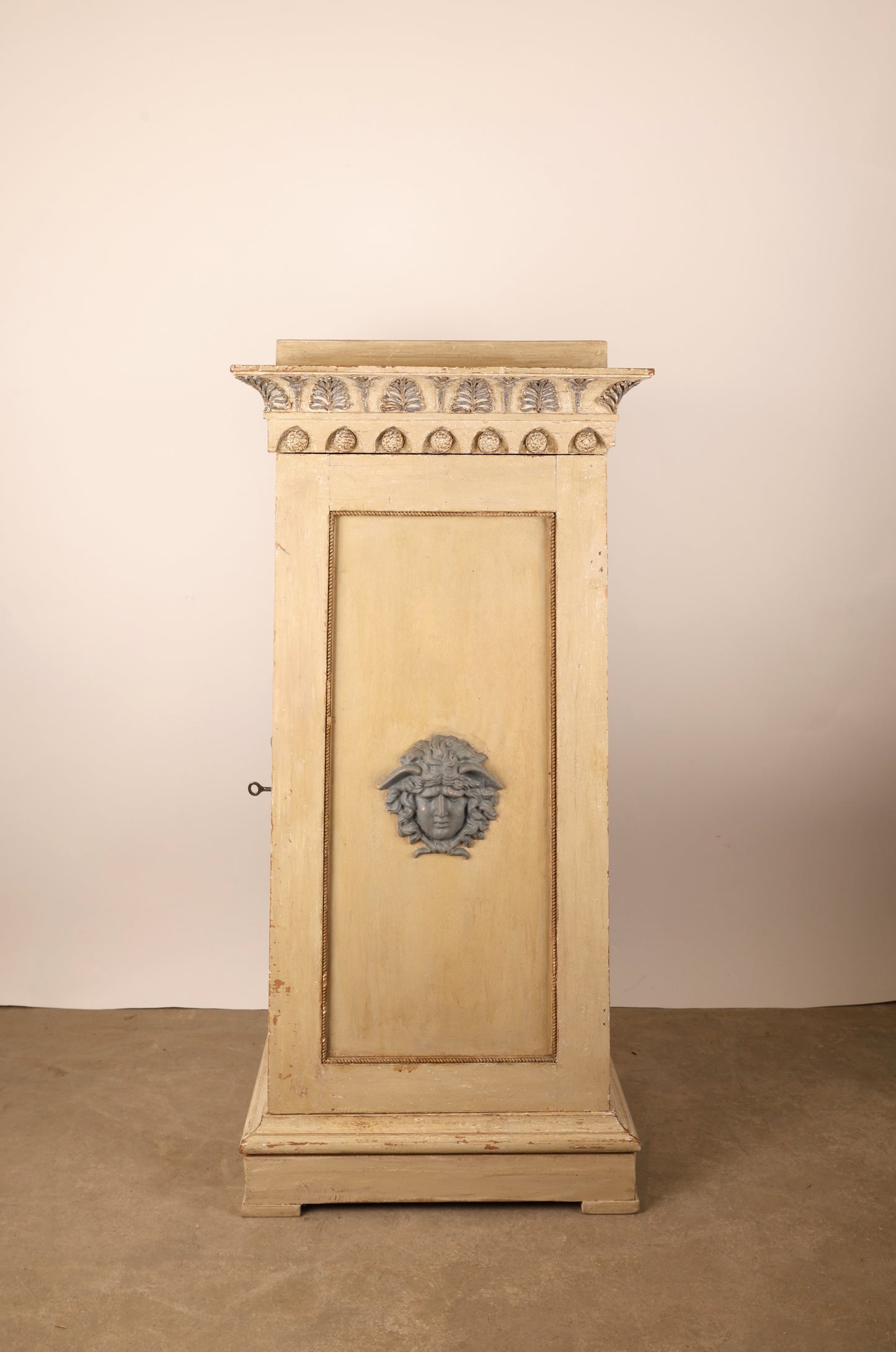 19th Century Gustavian Column Cabinet for sale.