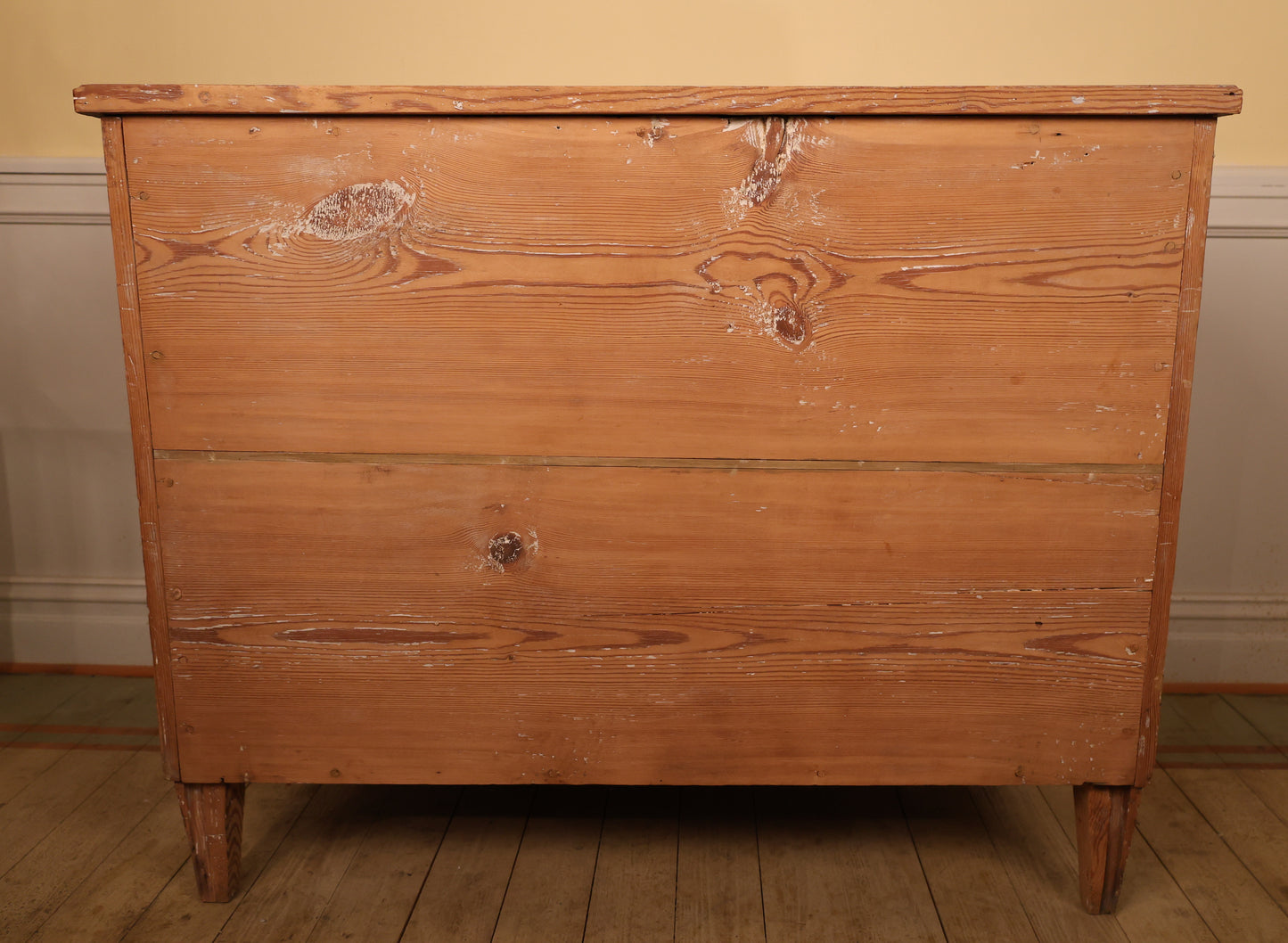 18th Century Gustavian Nils Asplind Chest of Drawers from the back