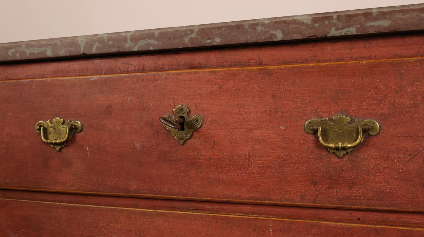 Close up of Baroque Chest of Drawers