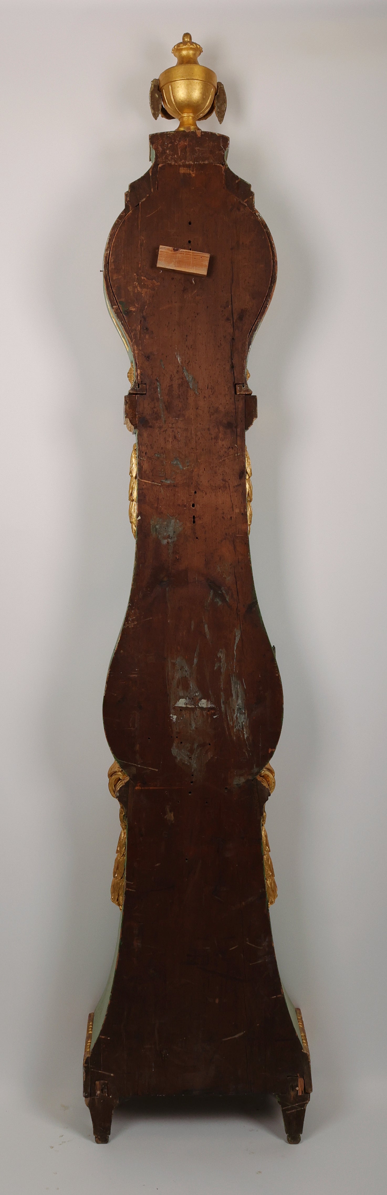 Back of 18th Century Gustavian Longcase Clock
