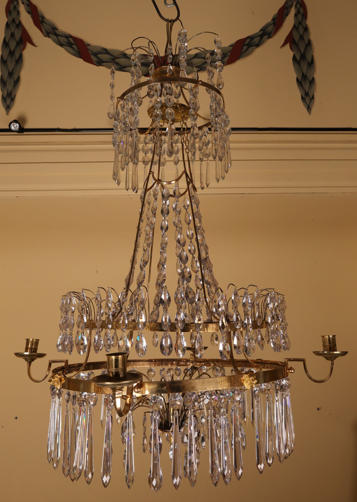 A gustavian chandelier for sale