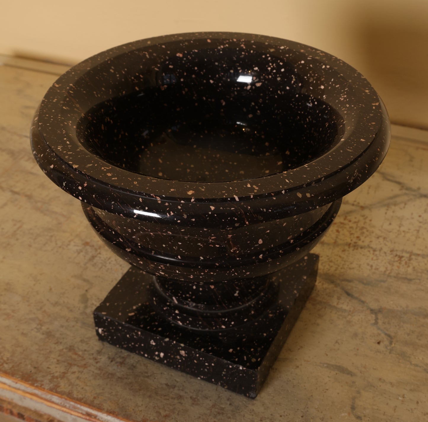Porphyry Urn slightly from above