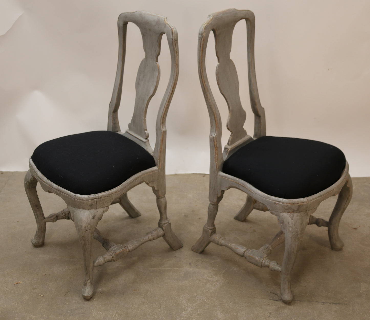 Antique chairs from the Rococo epoch.