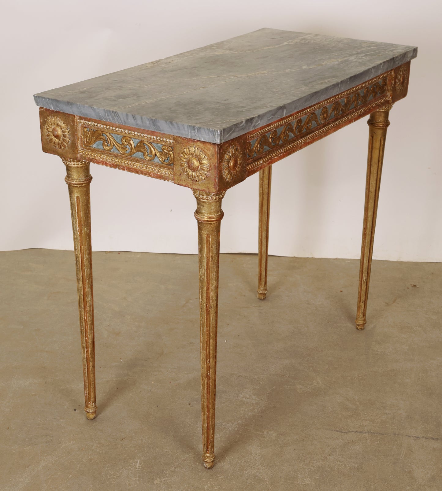 A swedish antique Gustavian console table for sale.