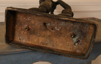 Art by Bror Hjorth "Playing Children" in dark-patinated bronze underneath