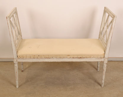 Early 19th Century Late Gustavian Bench