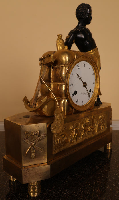 19th Century Peter Strengberg Mantel Clock