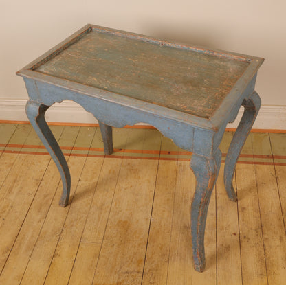 18th Century Rococo Faience Table