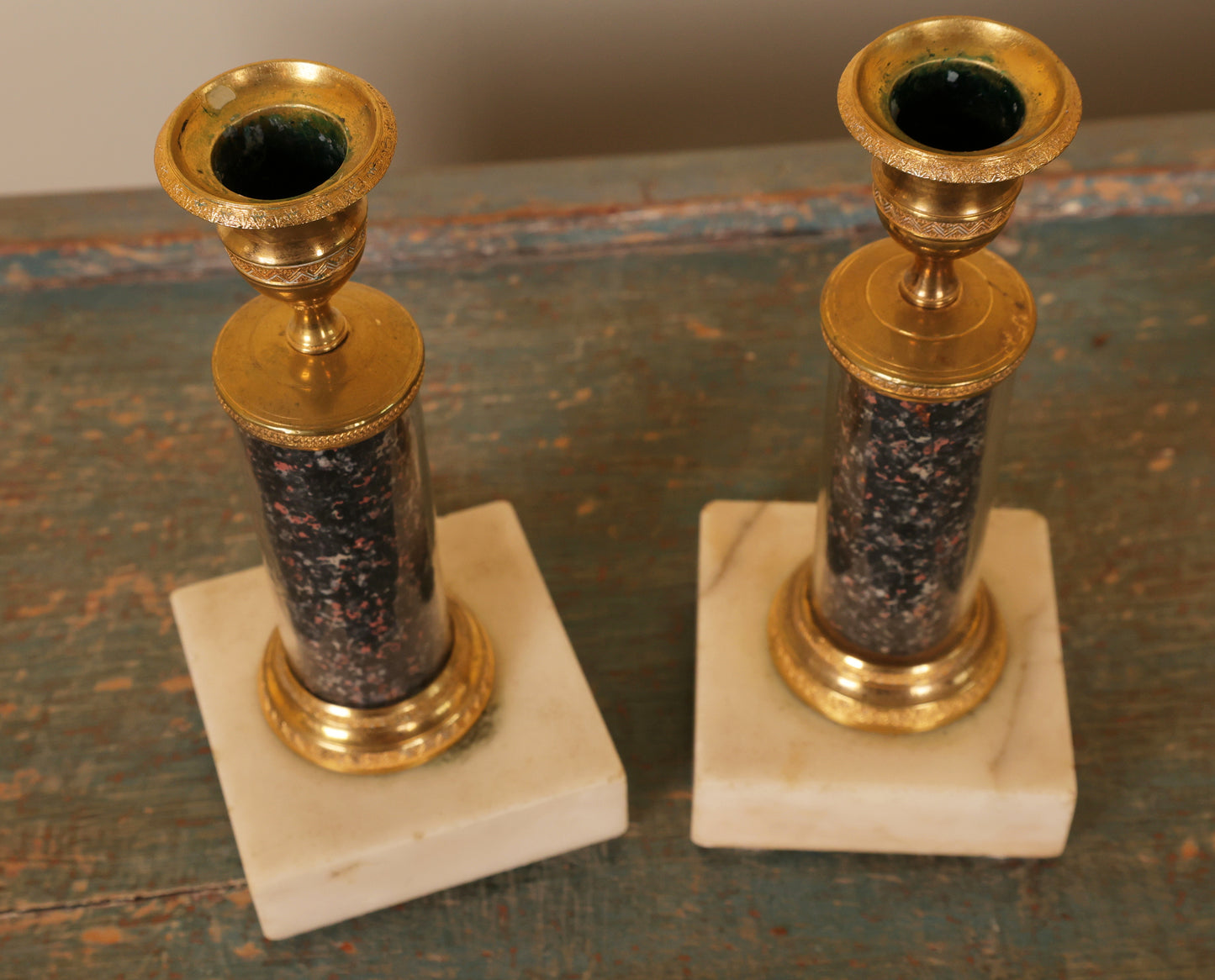 Pair of Late Gustavian Candlesticks