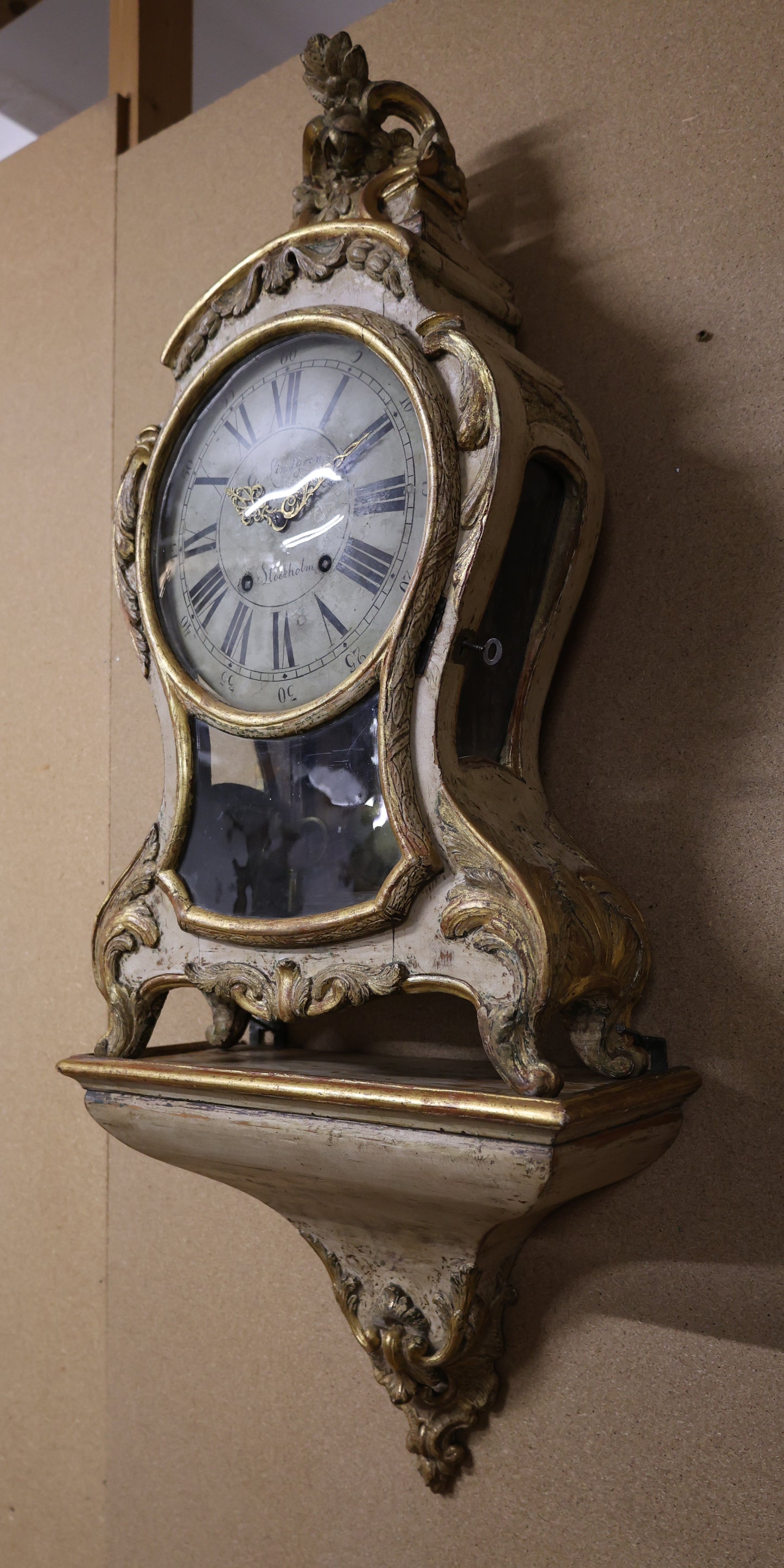 18th Century Rococo Console Clock