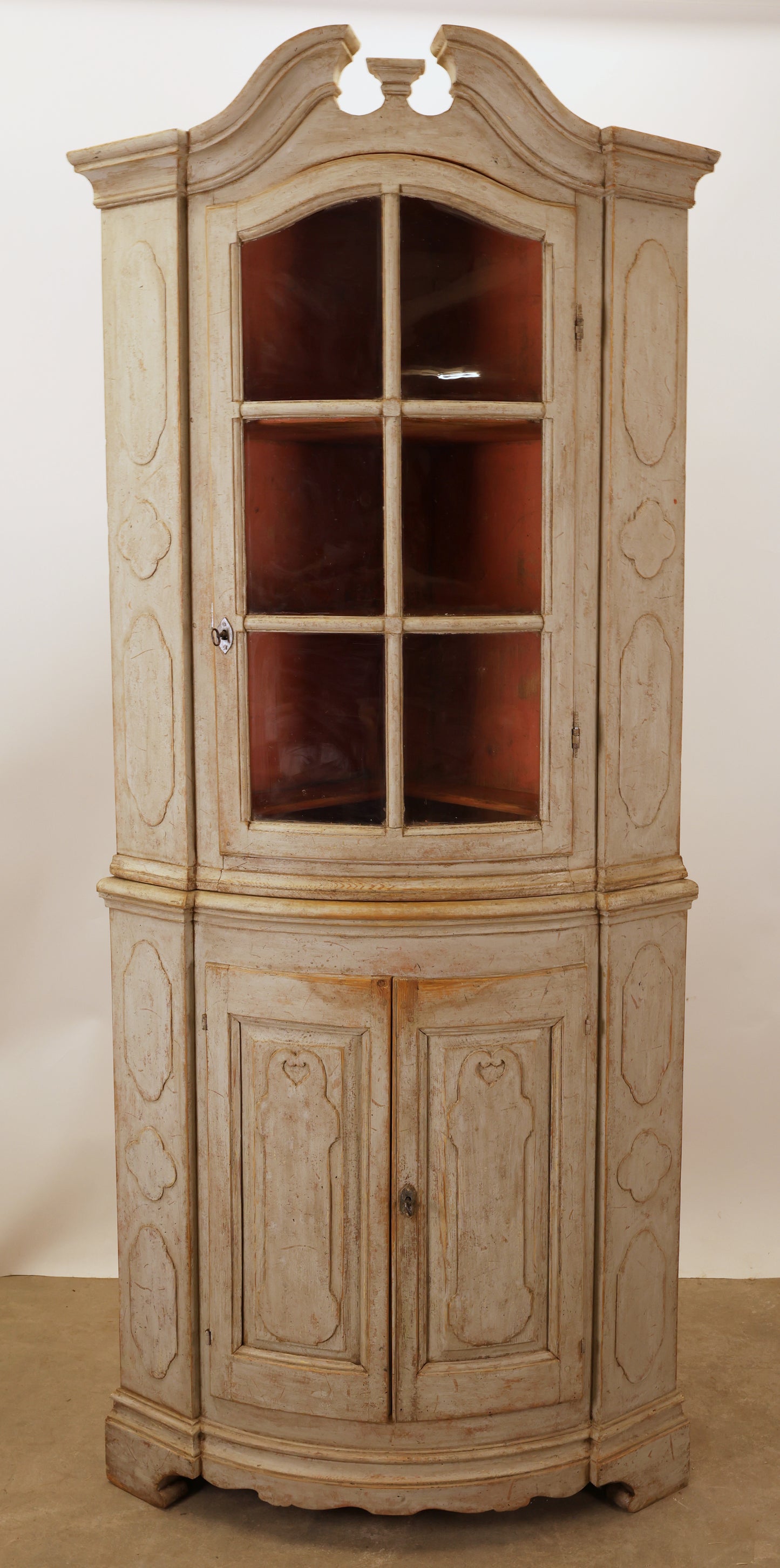 18th Century Rococo Corner Cabinet