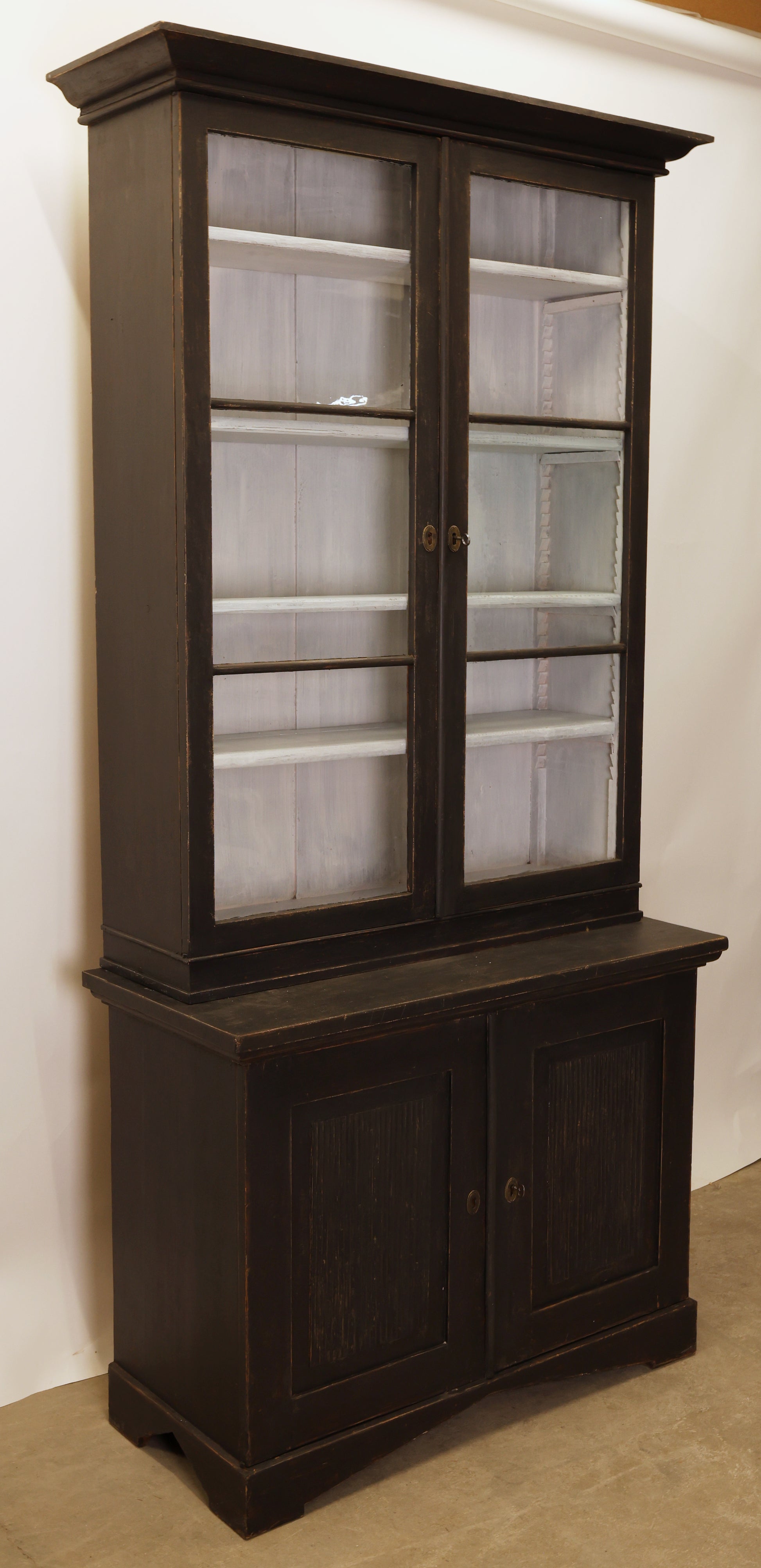An antique cabinet.