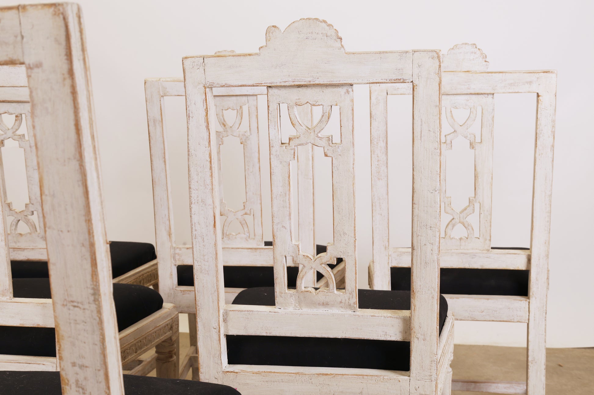 Swedish Gustavian chairs.