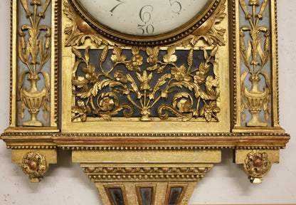 Gustavian clock decor
