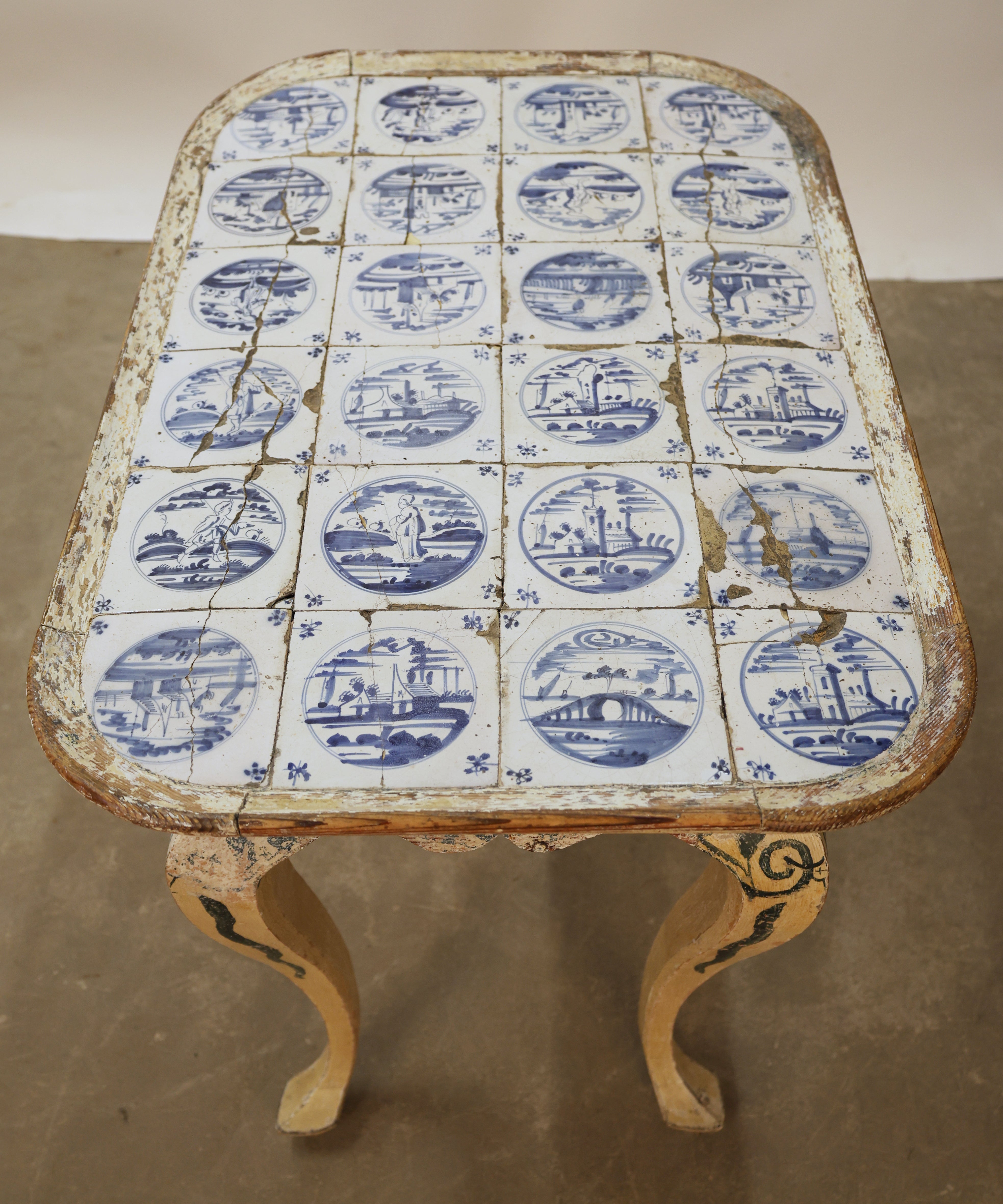 Mid-18th Century Tile Table – Napoleon Antique & Art