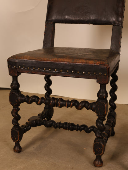 Close up of a Baroque chair.