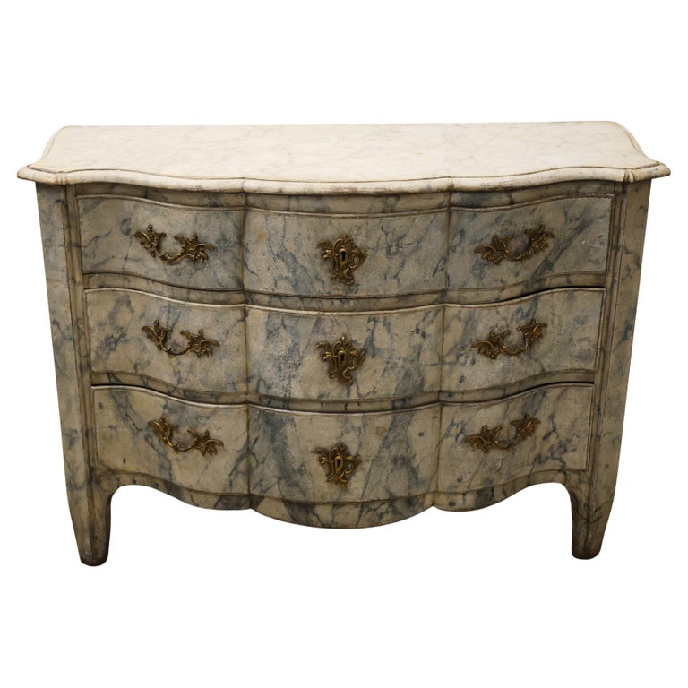 Baroque furniture for sale. A late Baroque chest of drawers.