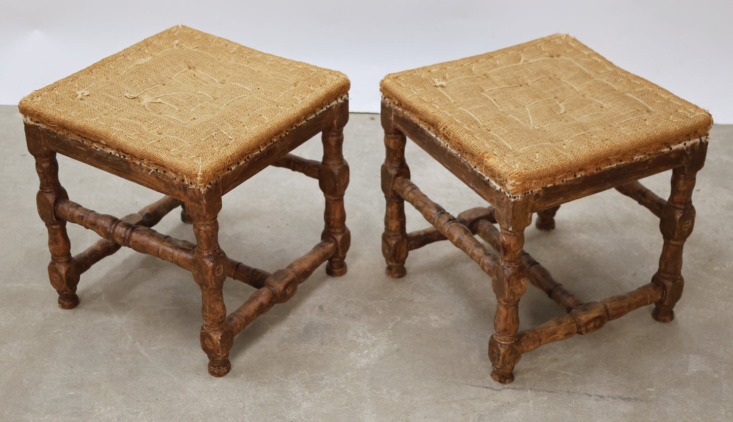 Antique Baroque stools