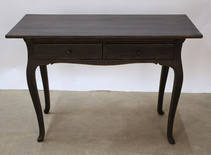 Black Rococo desk.