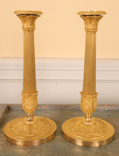 Pair of Empire Candlesticks rotated