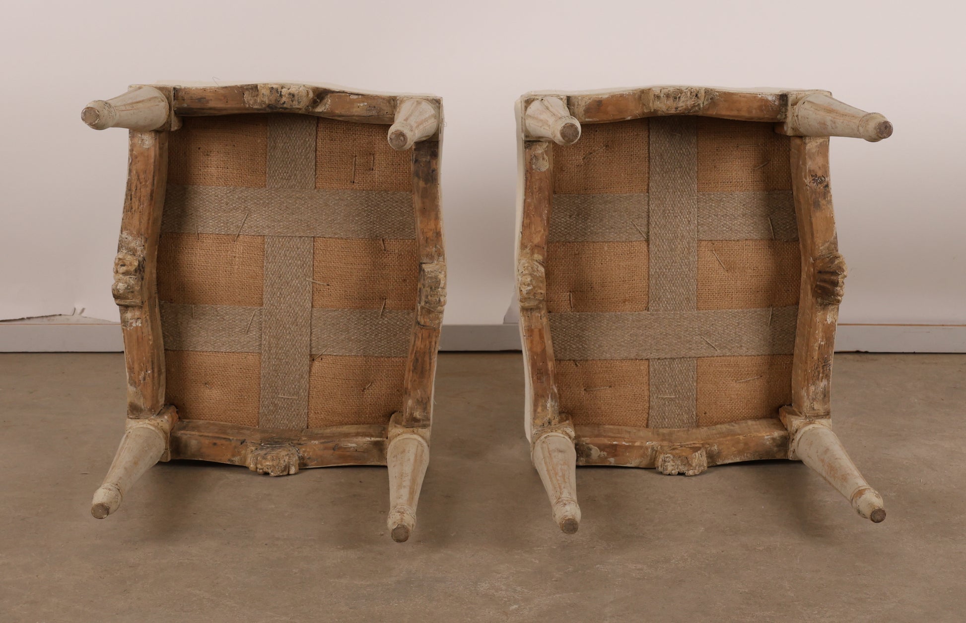 underneath gustavian chairs
