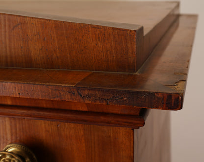 Close-up of an antique secretary.