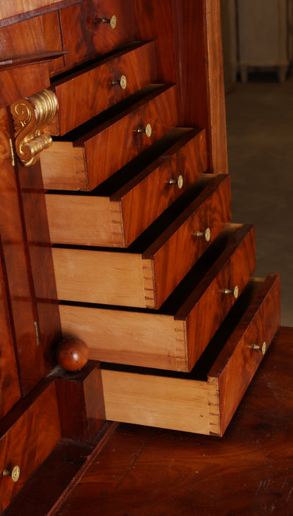 Drawers on an empire secretary.