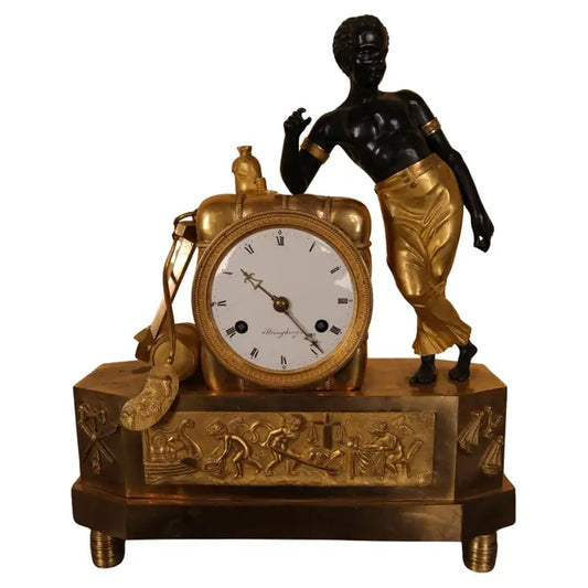 19th Century Peter Strengberg Mantel Clock