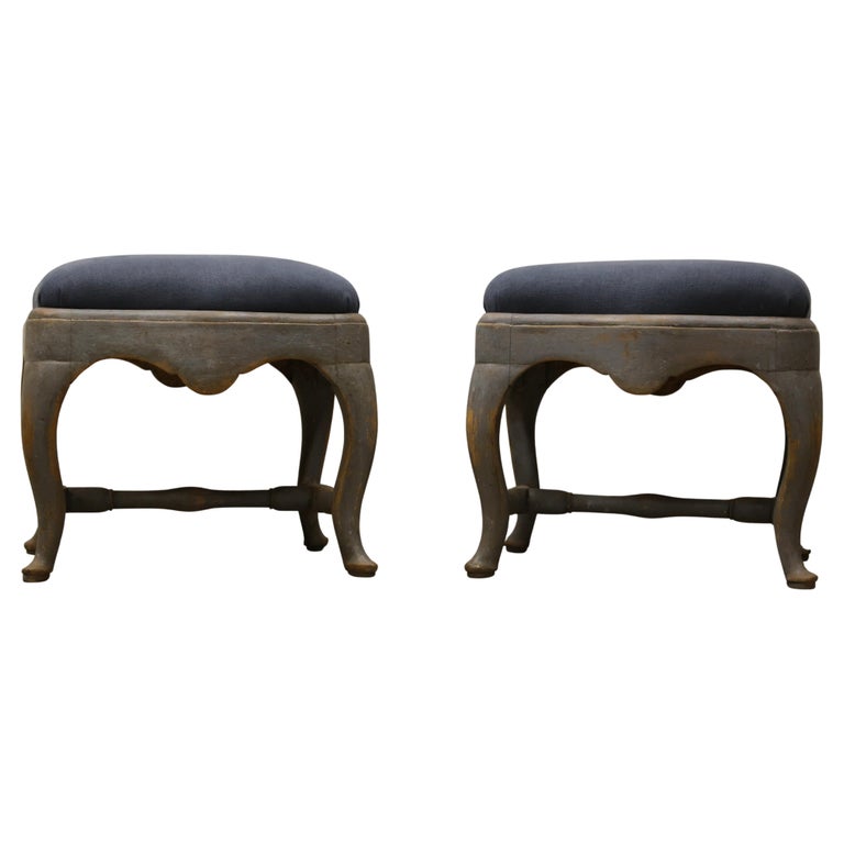 Pair of Rococo Stools