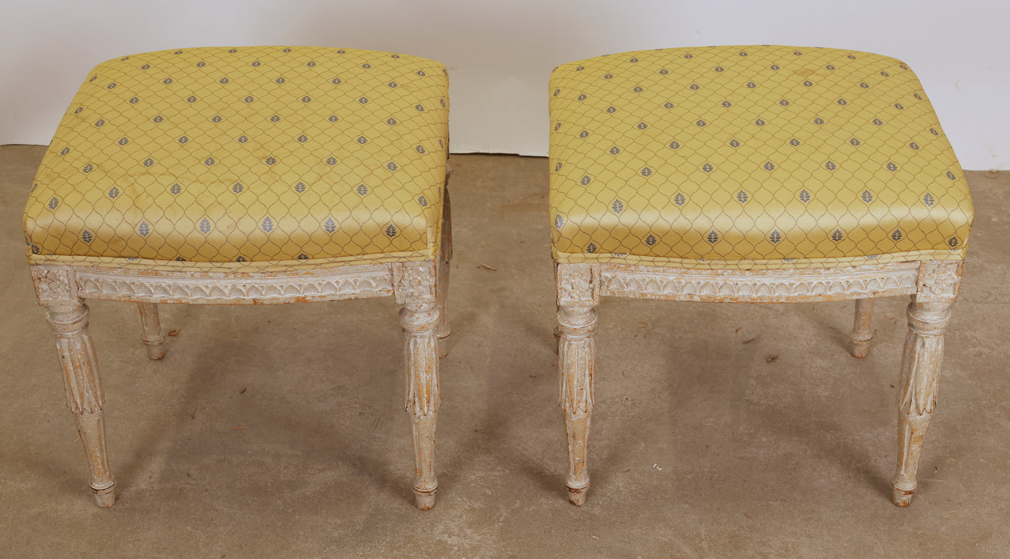 Gustavian stools for sale