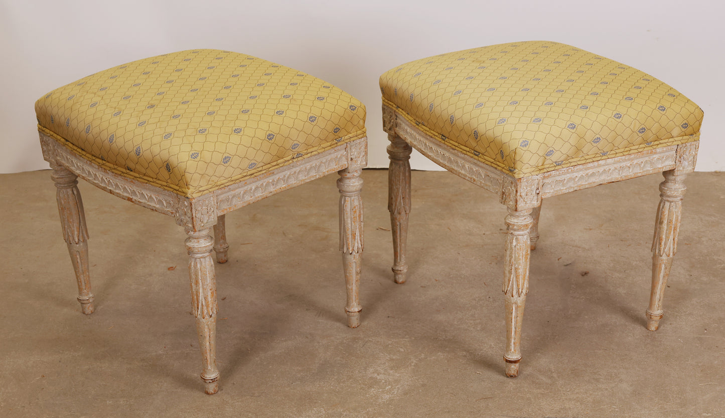 Beautiful Gustavian stools