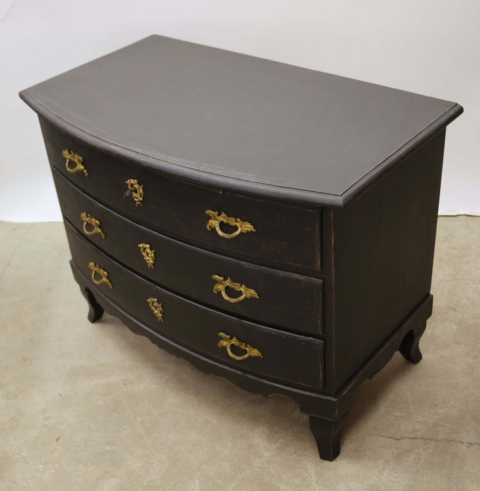 Sideview of a late Baroque commode