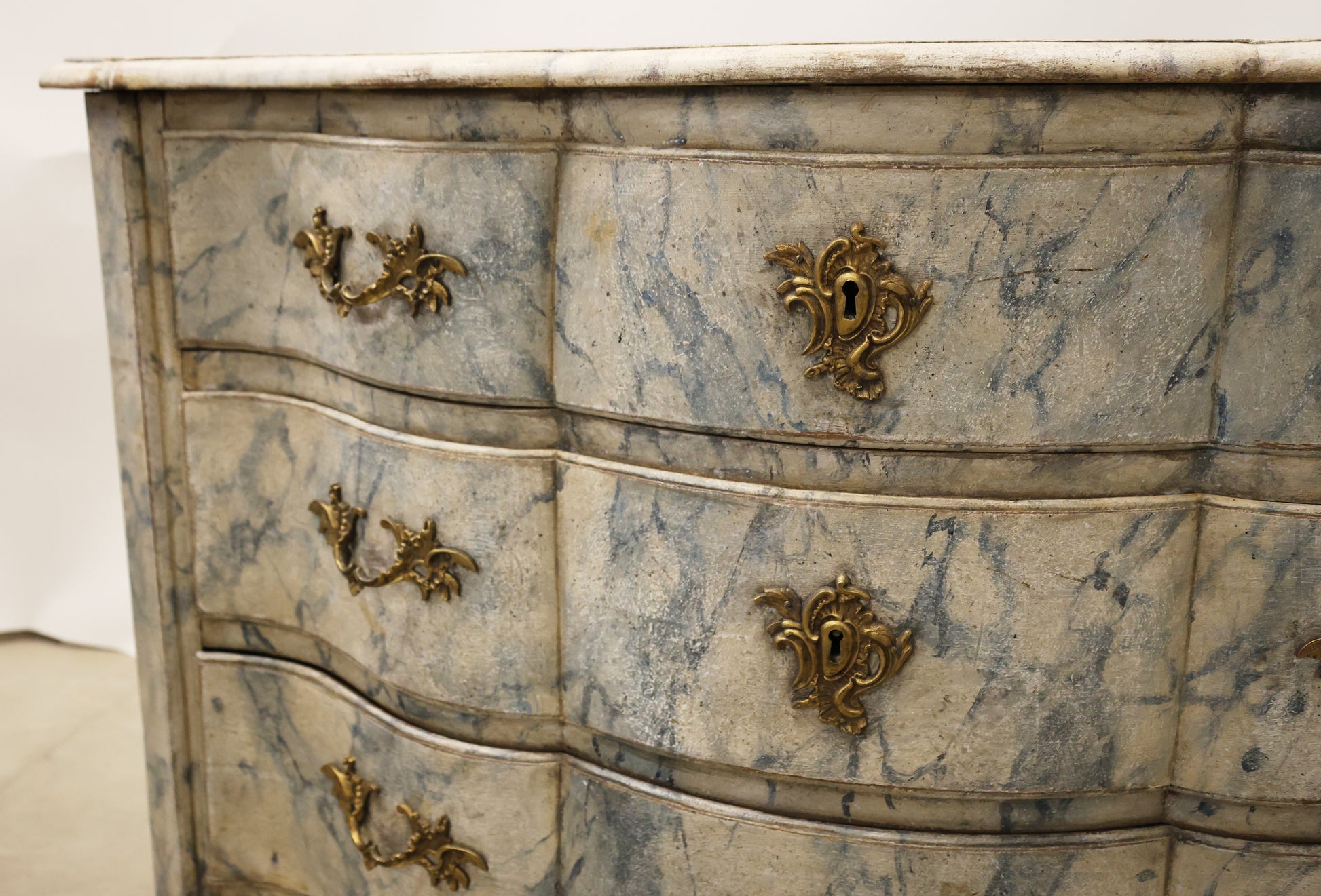 An antique Baroque chest.