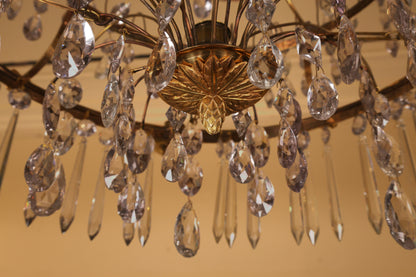 Pinecone detail on a gustavian chandelier