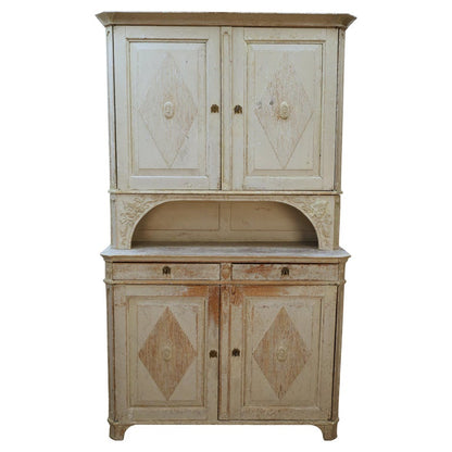 Antique sideboard cabinet from the Gustavian epoch.