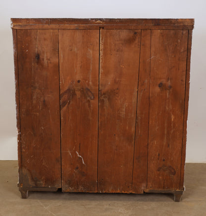 A Gustavian sideboard from behind.