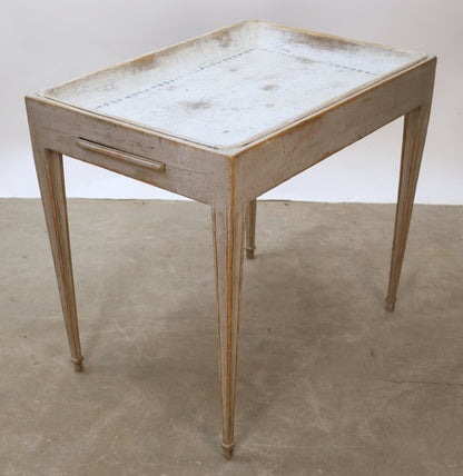 Antique tray table from the Gustavian epoch.